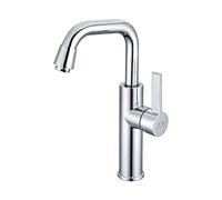 GGYTMQL Rubinetto da cucina zedaro piega piccola piega zinco di rame in rame cucina fredda e acqua calda rubinetto mobile per bagno rubinetto rotativo rompicapo.