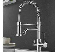 GGYTMQL Rubinetto del mixer per lavello per cucina a 3 vie 3 in 1 rubinetto filtro dell'acqua bevuta diretta in acqua pura e fredda multifunzione a 360 gradi rotazione acqua pulita cucina