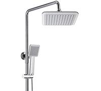 GGYTMQL Rubinetto miscelatore per lavabo da bagno rubinetto per lavello da cucina impermeabile record trapelato in ottone antico a parete ascensore cabina doccia set booster