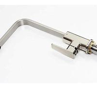 GGYTMQL Rubinetto miscelatore per lavello da cucina, rubinetto miscelatore, rubinetto per lavello da cucina in rame pieno rubinetto per acqua calda e fredda, rubinetto rotante in acciaio inox