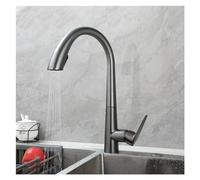 GGYTMQL Rubinetto, rubinetto da cucina spruzzatore a spruzzo lucido e manico singolo ad arco ad arco cucina rubinetti con 2 funzioni mixer toccata la bellezza di bellezza