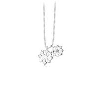 GGYTMQL S925 Christmas Snowflake Nicchia personalità a Sospensione Sterling Silver Collace Chain's Gift Women's Regalo