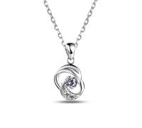 GGYTMQL S925 Collana in Argento Sterling Women's Clavicle Chain Cenndant Versione Giapponese e Coreana di Gioielli in Argento