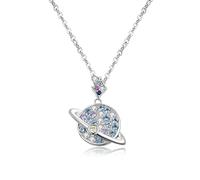 GGYTMQL S925 Silver Necklace Ball Track Clavicle Women Catena
