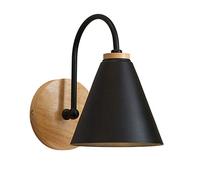 GGYTMQL Sconce da Parete del Bagno Set di 1, Illuminazione da Parete con Legno in Legno in Ferro battuto, Lampada a Parete di Bronzo sfregata per Specchio, Soggiorno, Camera da Letto, corridoio,