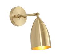 GGYTMQL Sconce scandinavo di Muro di Ottone Minimalista. Decoraggio del corridoio Fun a Parete Minimalista. Corridoio E27 Lampada a Parete Personalizzata a Testa Singola. Camera da Letto, capezzale,