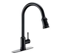 GGYTMQL Sensore Touching Estraibile per Miscelatore Rubinetto Rubinetto cucine a Monte di Cucina montata per Acqua Calda e Foro Singola a Tre funzioni (Cromo Spazzolato)