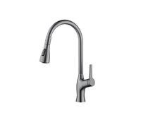 GGYTMQL Sensore Touching Estraibile per Miscelatore Rubinetto Rubinetto cucine a Monte di Cucina montata per Acqua Calda e Foro Singola a Tre funzioni (Cromo Spazzolato)