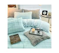 GGYTMQL Set da Letto a Quattro Pezzi Set di Peluche Set Queenna Ultra Morbida Rivestimento in Flanella Copertura Inverno Pezzi Caldi Letti Solidi con Chiusura con Cerniera Foglio e frammenti di