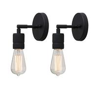 GGYTMQL Set di 2 infissi di Adattamento per pareti antichi a Parete Vintage su/Giù, Lampada da Parete, Lampada a Parete Edison per Cucina, Sala, Sala da Pranzo, Camera da Letto, Bar, ristoranti,