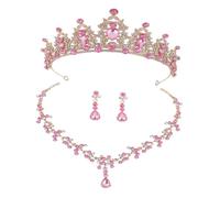 GGYTMQL Set di gioielli da sposa Orecchini in cristallo per il fidanzamento di compleanno per il fidanzamento del compleanno