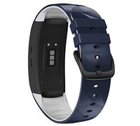 GGYTMQL Smart Watch Straps for Gear Fit 2 Pro Strap Silicone Fitness Watch Wor Band Fit2 Pro SM-R360 Giallo orologio regolabile/Giallo argento