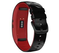 GGYTMQL Smart Watch Straps for Gear Fit 2 Pro Strap Silicone Fitness Watch Wor Band Fit2 Pro SM-R360 Giallo orologio regolabile/Giallo argento