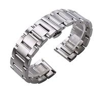 GGYTMQL Solid 316L in acciaio inossidabile in acciaio inossidabile argento 18 mm 20 mm 21mm 22mm 23,0 mm 24 mm orologio da orologio da orologio da orologio da polso in acciaio /18 mm/a