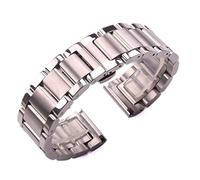 GGYTMQL Solid 316L in acciaio inossidabile in acciaio inossidabile argento 18 mm 20 mm 21mm 22mm 23,0 mm 24 mm orologio da orologio da orologio da orologio da polso in acciaio /18 mm/a