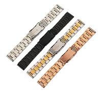 GGYTMQL solido pieno in acciaio inossidabile orologio da polso orologio da polso donne cinturini accessori da uomo 16 18 20 22 24 26 28 30mm, 20mm
