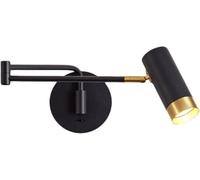 GGYTMQL Spotlight del Braccio oscillante Pieghevole a Parete Regolabile Industriale Moderna con Lampada a Parete di Interruttore on/off, lampadario Moderno a LED