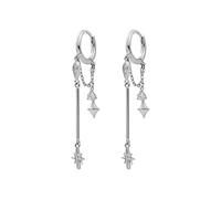 GGYTMQL Squisito Stella zircone e Temperamento lunare Piccolo ecchino penetrante Guadagno Gioielli pendientes