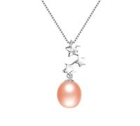 GGYTMQL Star zircone Pendant Gioielli Raffinati per Donne al 100% Neghina Natural Acqua Dolce Ovale Collana Fatta in Cina