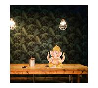 GGYTMQL Statue di Buddha Elefante indù Godfigurina, Luckand Wealth Art Sculpture Ornament Decoration Feng Shui