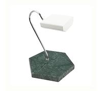 GGYTMQL Supporto per Orologi in Marmo e PU Braccialette per Braccialetti Porta di Gioielli Neri Organizzatore di Orologi Posizionamento Gioielli (C)