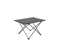GGYTMQL Tavoli e arie tavolo pieghevole portatile tavolo in lega ultraleggera da campeggio esterno pesca escursionistica barbecue tavolo da picnic regolabile (nero m)