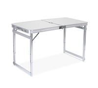 GGYTMQL Tavolo da picnic pieghevole, tavolo pieghevole esterno e set d'aria con tavolo in alluminio sgabello e altezza portatile e leggera Air Regolabile adatto per la festa del barbecue da campeggio