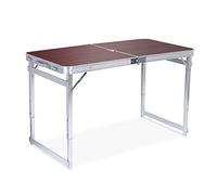 GGYTMQL Tavolo da picnic pieghevole, tavolo pieghevole esterno e set d'aria con tavolo in alluminio sgabello e altezza portatile e leggera Air Regolabile adatto per la festa del barbecue da campeggio