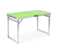 GGYTMQL Tavolo da picnic pieghevole, tavolo pieghevole esterno e set d'aria con tavolo in alluminio sgabello e altezza portatile e leggera Air Regolabile adatto per la festa del barbecue da campeggio