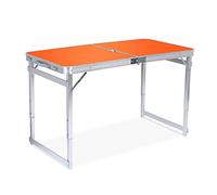 GGYTMQL Tavolo da picnic pieghevole, tavolo pieghevole esterno e set d'aria con tavolo in alluminio sgabello e altezza portatile e leggera Air Regolabile adatto per la festa del barbecue da campeggio