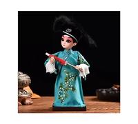 GGYTMQL Tavolo Decorazione Desktop Beijing Decoration Beijing Opera facciale Maschera Caratteri operali Beijing bambolo Piccolo Regalo Statue in Stile Cinese Ornamento (Colore: 11)