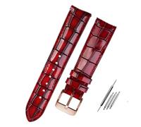 GGYTMQL Texture polpaccio cinghia di cuoio cinghia per uomo femmina watch band con fibbia solida