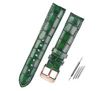 GGYTMQL Texture polpaccio cinghia di cuoio cinghia per uomo femmina watch band con fibbia solida