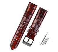 GGYTMQL Texture polpaccio cinghia di cuoio cinghia per uomo femmina watch band con fibbia solida