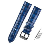 GGYTMQL Texture polpaccio cinghia di cuoio cinghia per uomo femmina watch band con fibbia solida