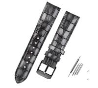 GGYTMQL Texture polpaccio cinghia di cuoio cinghia per uomo femmina watch band con fibbia solida