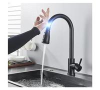 GGYTMQL Tiro Fuori sensore per Cucina Mixer di Rubinetto per Controllo del Rubinetto da Cucina per Cucina Un Mixer da Cucina per Cucina (Nero C)