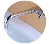 GGYTMQL Tocca del mixer del lavello da cucina zedaro, rubinetti a rubinetto del mixer, spruzzi di difesa nera nel piscina lunghezza della piscina lunghezza, toppidico a piscina a muro di piscina di