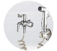GGYTMQL Tocca del mixer del lavello da cucina zedaro, rubinetto del mixer, connettore di lavaggio del rubinetto multifunzione con pistola spray per pistola piscina toccarla a doppia uscita a parete