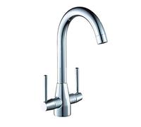 GGYTMQL Tocca del mixer del lavello da cucina zedaro, rubinetto del mixer, moderno cucina a piena cucina a rotazione, rubinetto a bacino in metallo ad alto piazzola, manico a doppia manico a doppio