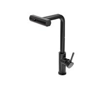 GGYTMQL Tocchetto Cucina sensibile al Tocco con sensore Nero g3/8 3 modalità Cascata Gru a Nichel Spazzolato Tira Fuori Fuori Mixer Caldo e Freddo Mixer Grigio Rubinetto Grigio