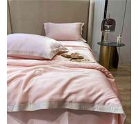 GGYTMQL Trapunta di Aria condizionata di Seta fretta Estate Trapunta a Quattro Pezzi Set di treccell Estate Trapunta di Seta Trapunta Trapunta Set di Trapunta c-220 * 240 cm