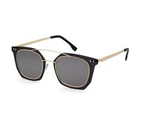 GGYTMQL Trendy Rosa Cat Eye Occhiali Da Sole Donne Retro Doppio Naso Rivetto Telaio In Metallo Rotondo Occhiali Da Sole Uomini Tonalità Occhiali UV400, C2 Grigio, Taglia unica