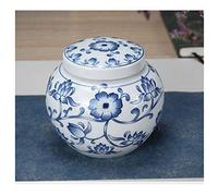 GGYTMQL Urna funebre per Ceneri per Adulti e Animali Domestici , URN MEDICINI E Piccoli MEMORIALI , Ceramica Fatta a Mano , Urna di sepoltura/#1/13,5 * 12 cm