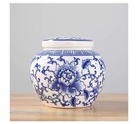 GGYTMQL Urna funebre per Ceneri per Adulti e Animali Domestici ， URNE MEDICING Umani E Piccoli URNS commemorativi ， Ceramica Fatta a Mano Terna ， Urna di sepoltura/#4