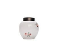 GGYTMQL Urne funebri del ricordo Ceramica Sigillatura di Piccole cremazione per Le Ceneri umane Visualizza urne di sepoltura a casa 10.3x11cm
