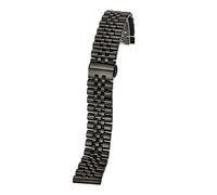 GGYTMQL Watch Cinp Metal Acciaio inossidabile 12 mm 14mm 16mm 18mm 20mm 22 mm Rilascio rapido Curva Curva Cinta da uomo Filla a farfalla femminile Solido con accessori/14 mm/argento
