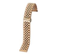 GGYTMQL Watch Cinp Metal Acciaio inossidabile 12 mm 14mm 16mm 18mm 20mm 22 mm Rilascio rapido Curva Curva Cinta da uomo Filla a farfalla femminile Solido con accessori/14 mm/argento