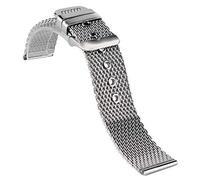 GGYTMQL Watch Snug Silver 20 mm/22 mm/24 mm a fascia in acciaio inossidabile Watch Braccialette di sostituzione Braccialetti per perno di ricambio Bracciale