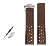GGYTMQL Watchband 22mm vera pelle orologio da orologio da uomo orologio da polso da polso a banda piega con fibbia nubuuck accessori da bracciale